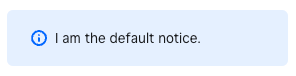 default notice control
