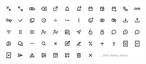 Screenshot of the icon Dashboard Add-Ons UI component